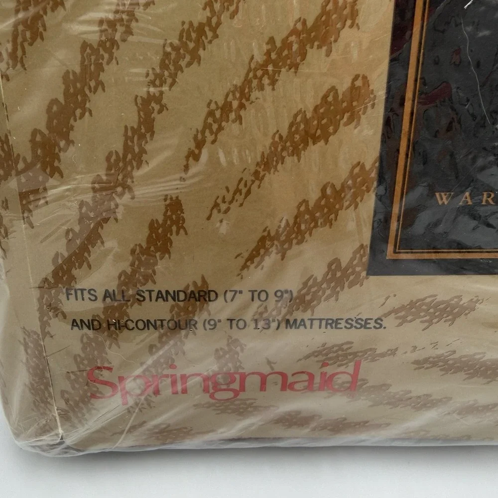 NEW Vintage Animal Print BILL BLASS Springmaid 200 Ct Percale Twin Sheet Set